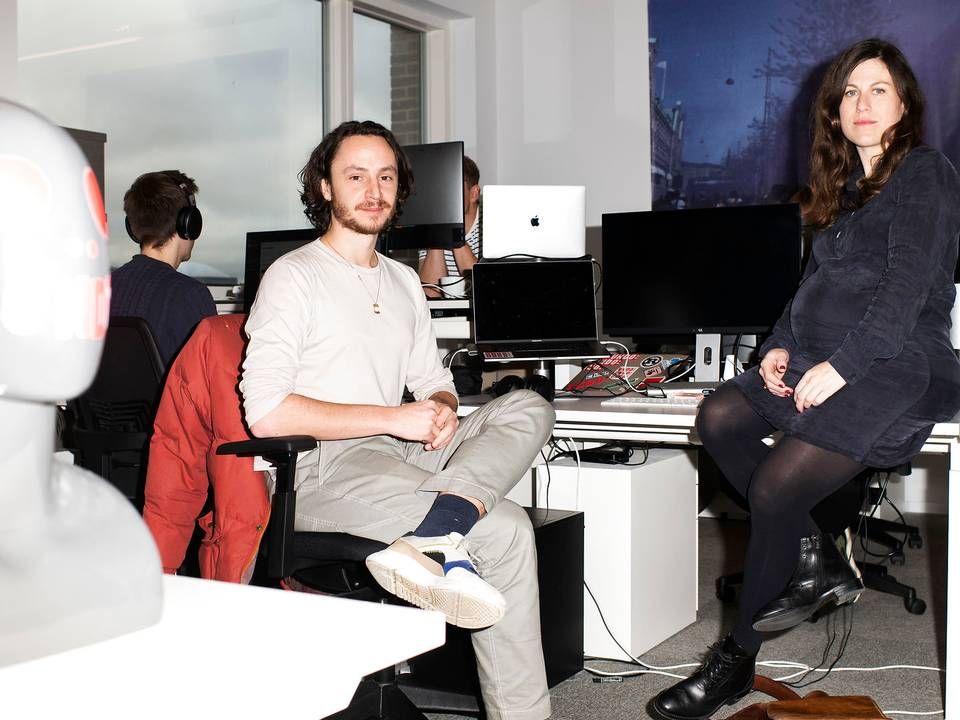 Anders Valentin og Sophie Grønbæk er to af stifterne af Undo. | Foto: Gregers Tycho/Ritzau/Ritzau Scanpix