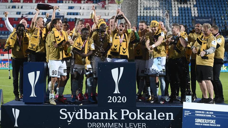Sønderjyske vandt onsdag denne sæsons udgave af Sydbank Pokalen. | Foto: Lars Poulsen