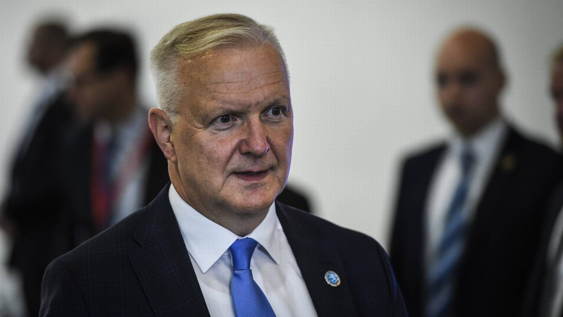 Olli Rehn, Präsident der finnischen Zentralbank und EZB-Ratsmitglied. | Foto: picture alliance/Emmi Korhonen//dpa