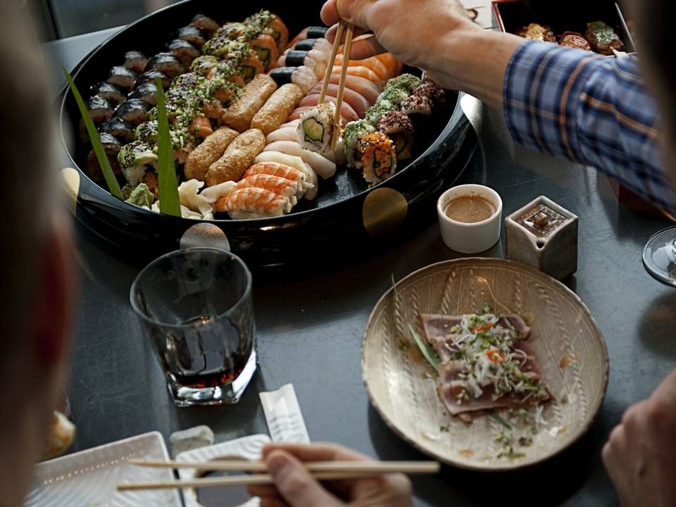 Sushikæden Sticks'n'Sushi har sat sin ekspansion i udlandet på pause. Selskabet får en hjælpende hånd fra både ejerkredsen og regeringens hjælpepakker for at klare sig igennem krisen. | Foto: Martin Slottemo Lyngstad
