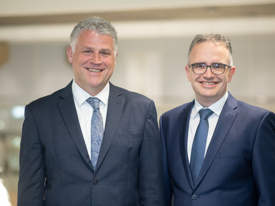 Die Vorstände der Volksbank Eifel: Andreas Theis (li.) und Michael Simonis | Foto: Volksbank Eifel/ Michael Barg