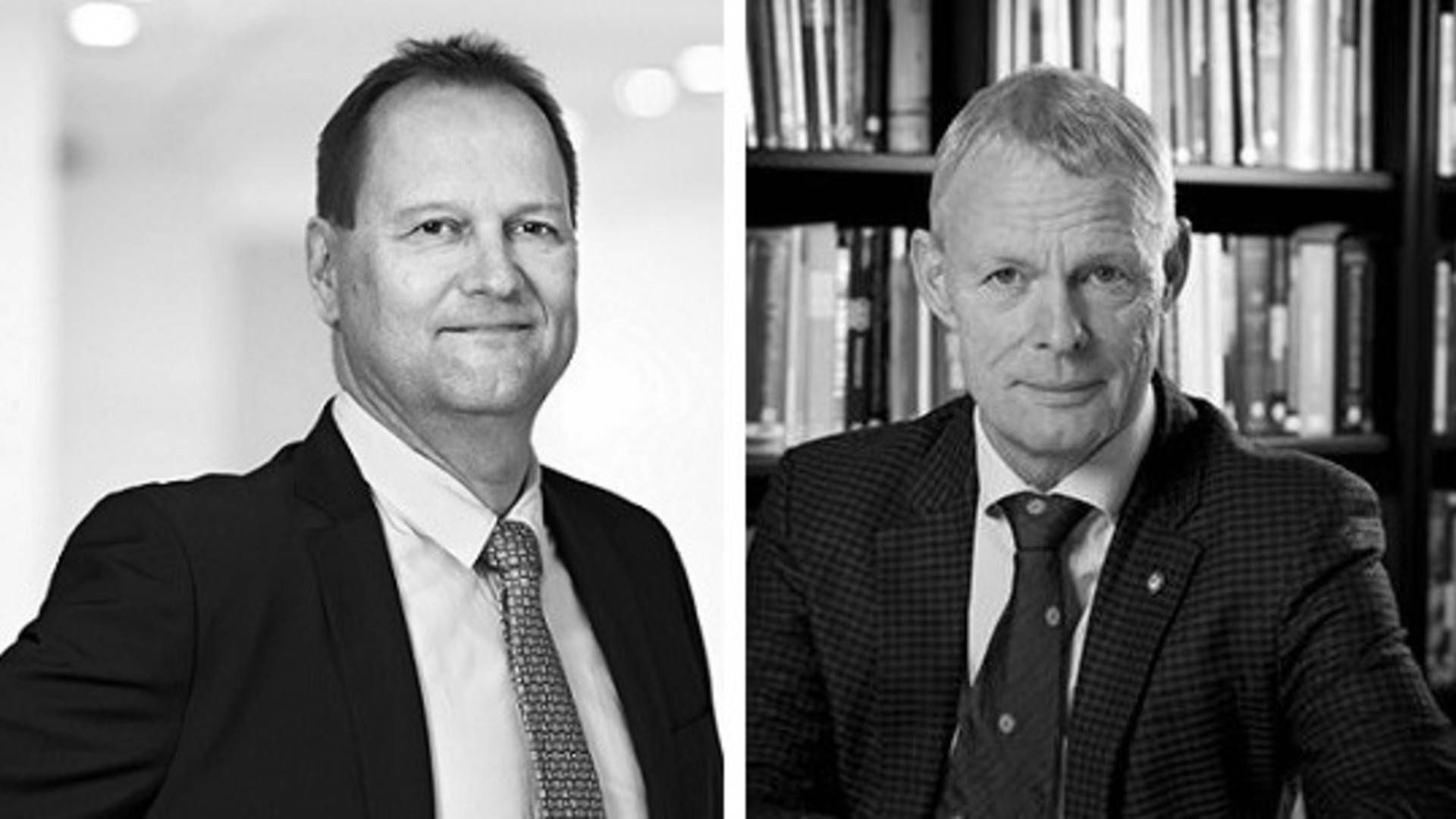 Lars Lokdam, managing partner i Njord (tv), og Henrik Lyhne, managing partner i Brockstedt-Kaalund, har sagt ja til hinanden og skal fra 1. oktober lede det fælles fusionerede Njord sammen. | Foto: PR