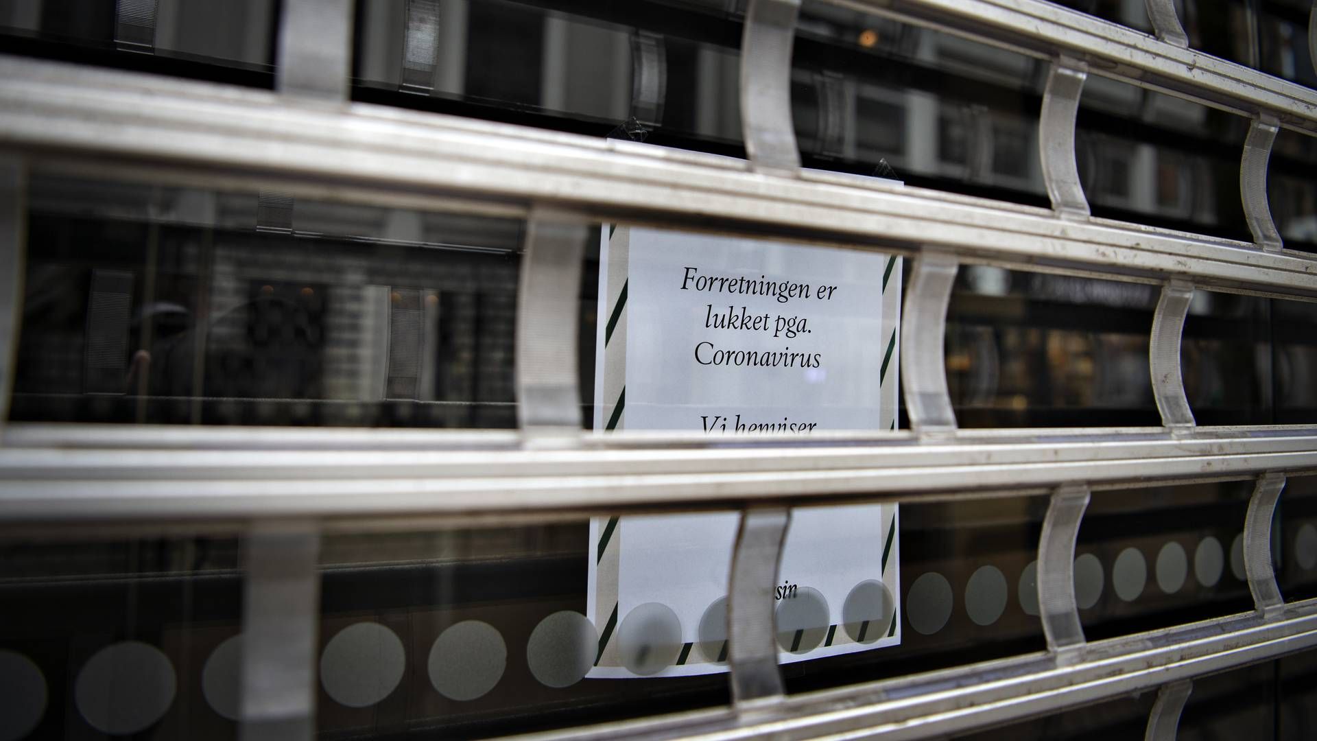Coronanedlukningen presser store dele af erhvervslivet. | Foto: Brian Karmark/ERH