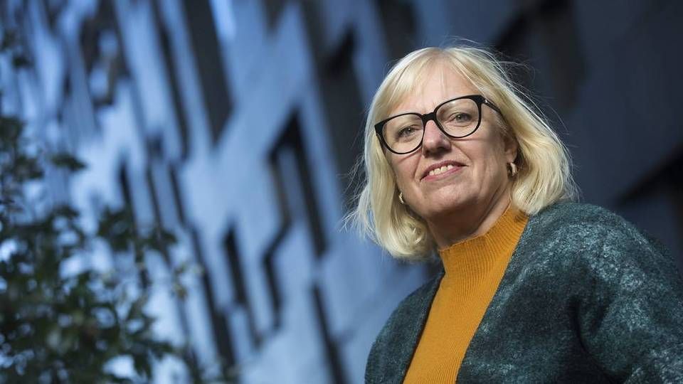 Vigdis Mathisen, leder i Finansforbundet. | Foto: Sverre Christian Jarild