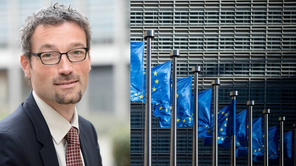 Jan Ceyssens kümmert sich bei der EU-Kommission in Brüssel um Fintechs. | Foto: Privat/picture alliance/Arne Immanuel Bänsch/dpa (Montage: FinanzBusiness)