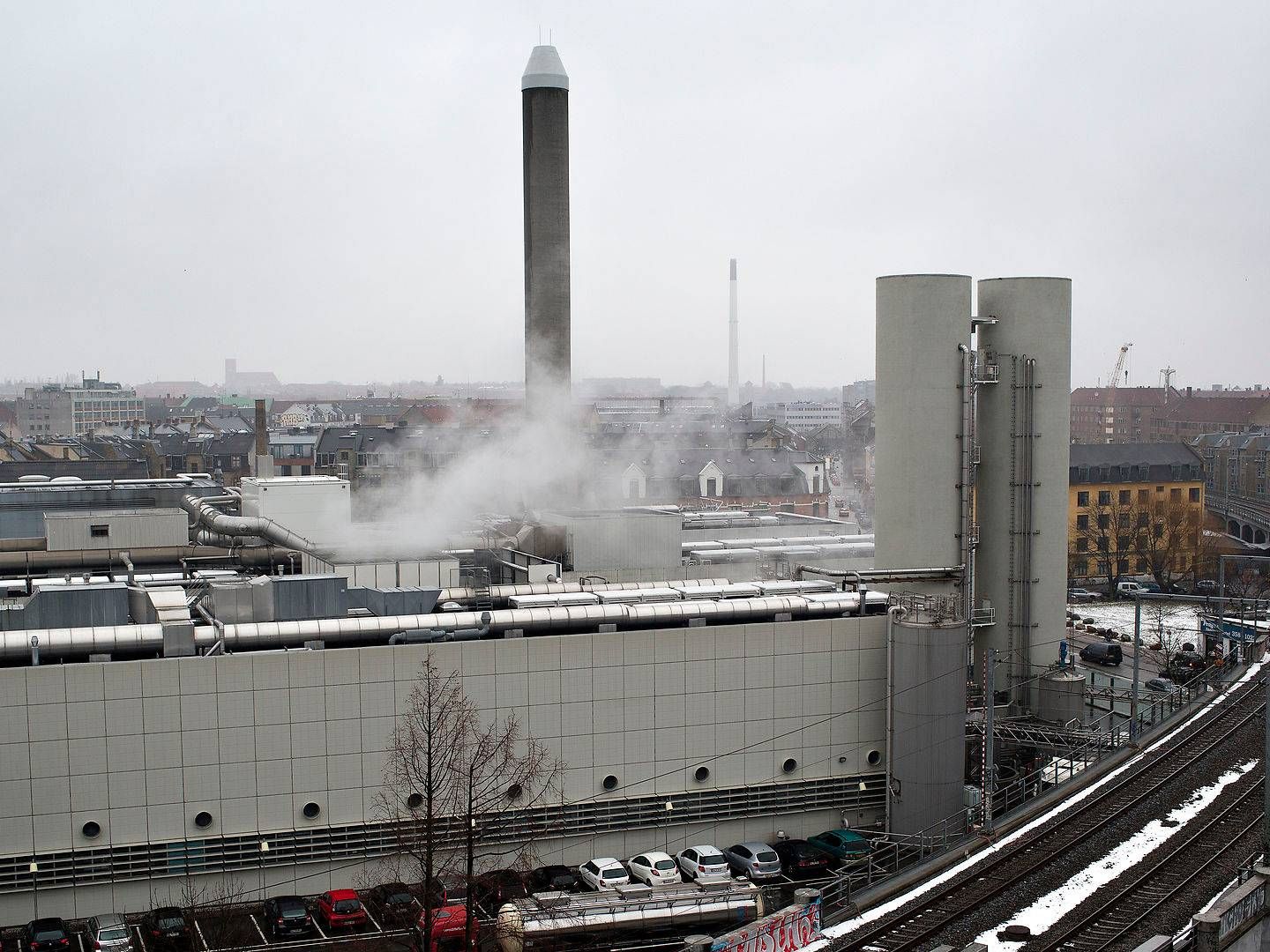 Novozymes' fabrik på Nørrebro i København. | Foto: Lars Just/Politiken/Ritzau Scanpix
