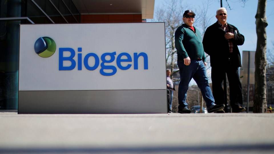 Biogens aktie stiger 7 pct., efter at selskabet har sendt aducanumab til godkendelse hos FDA. | Foto: Brian Snyder / Reuters / Ritzau Scanpix