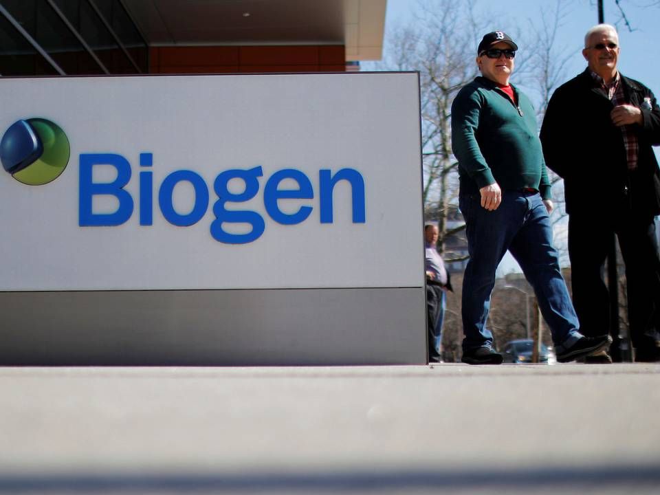 Biogens aktie stiger 7 pct., efter at selskabet har sendt aducanumab til godkendelse hos FDA. | Foto: Brian Snyder / Reuters / Ritzau Scanpix