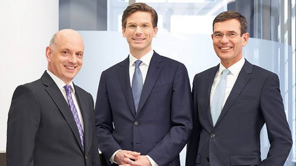 Der Vorstand der Wiesbadener Volksbank (von links): Jürgen Schäfer, Matthias Hildner (Vorsitzender) und Jochen Kerschbaumer | Foto: Wiesbadener Volksbank