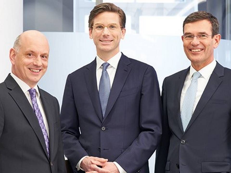 Der Vorstand der Wiesbadener Volksbank (von links): Jürgen Schäfer, Matthias Hildner (Vorsitzender) und Jochen Kerschbaumer | Foto: Wiesbadener Volksbank