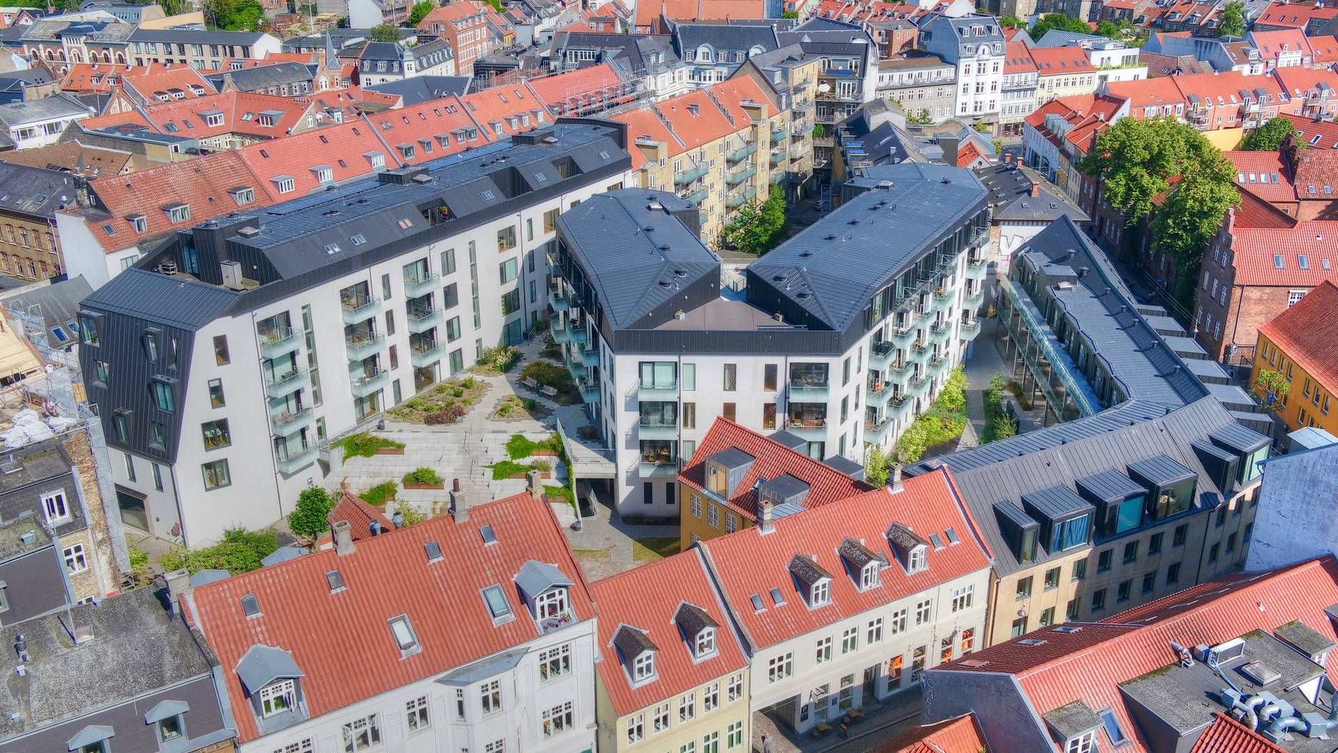 Ejendommen Latinergården ligger i Latinerkvarteret i centrum af Aarhus. | Foto: PR / NRE