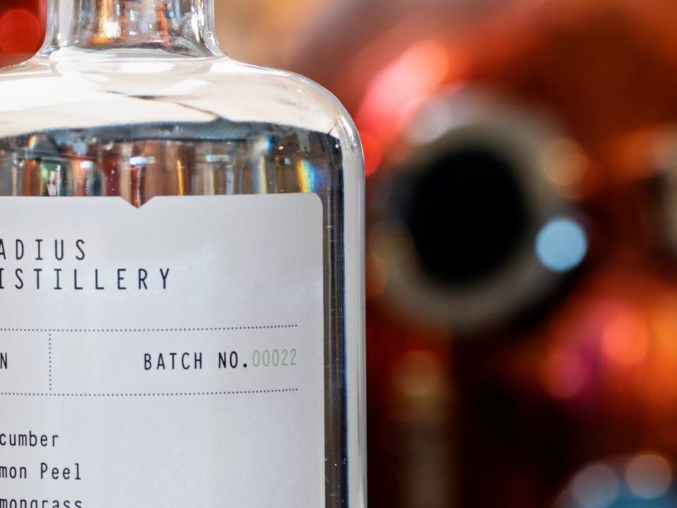 Ifølge adm. direktør hos Radius Distillkery, August Hage, kommer den gangske ginproducent med et brand og en kvalitet, som kan få betydning på det tyske marked. "Men i en helt anden volumen, end vi kender det fra det danske marked," konstaterer han. | Foto: Richard Clarke / Radius Distillery