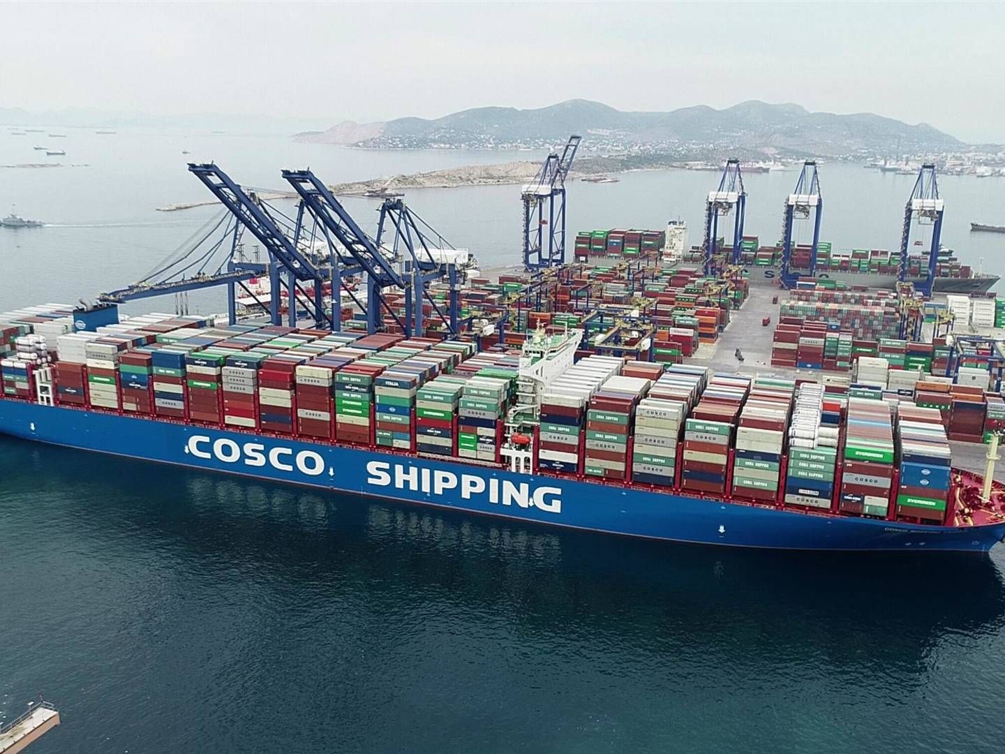 Cosco Shipping er Kinas største containerrederi og det tredjestørste globalt. | Foto: PR / Cosco Shipping