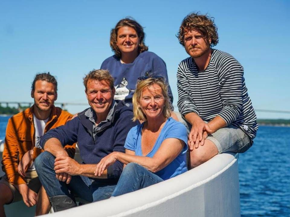 Familien Beha Erichsen fik mere end en halv mio. seere til at se med på første sejllads langs den danske kystlinje | Foto: Hannelore Dörner/TV 2