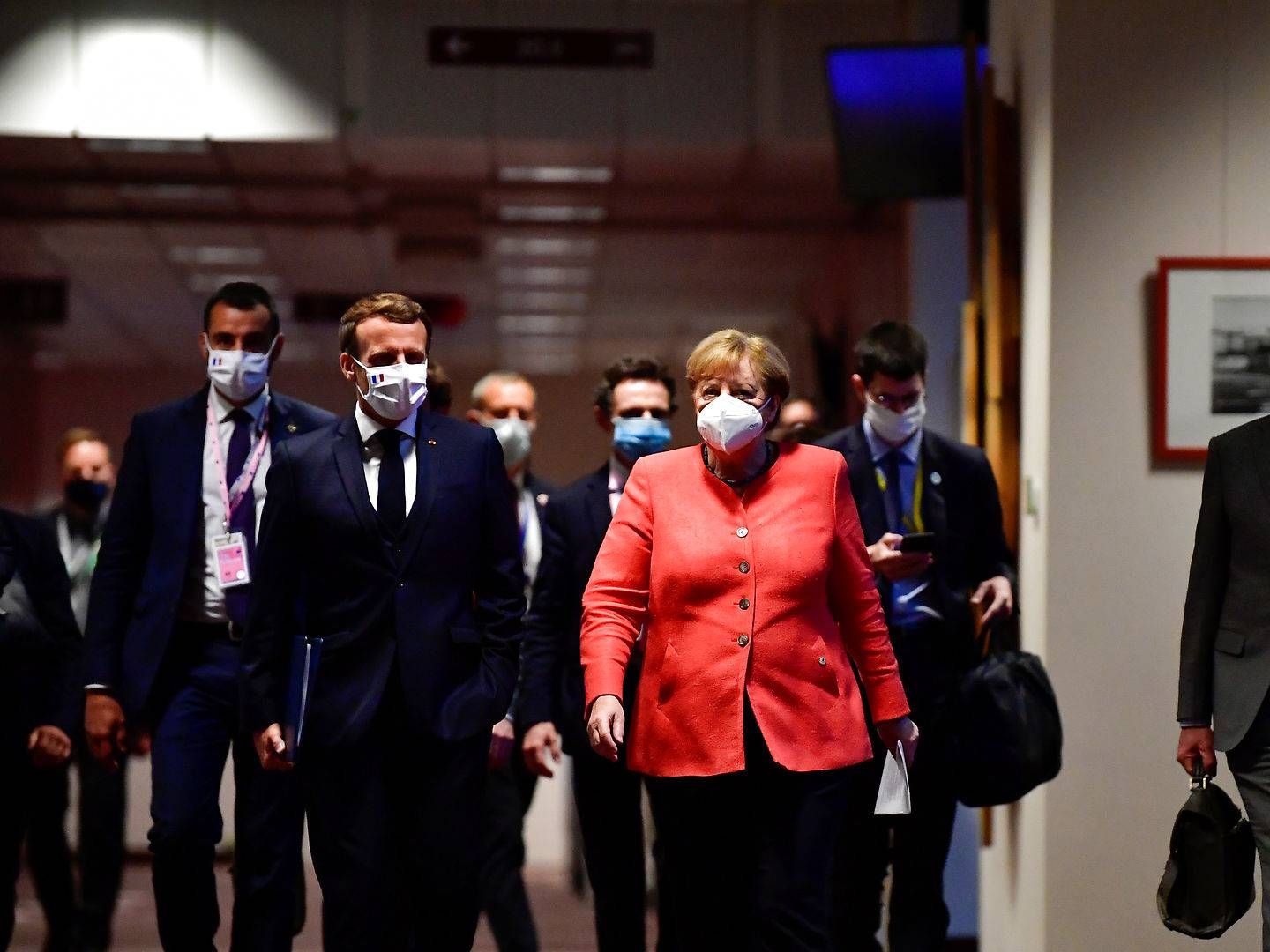 EU-landenes ledere er blevet enige om en historisk stor aftale, som skal hjælpe medlemslandene ud af den økonomiske krise, der er opstået i kølvandet på corona-pandemien. | Foto: John Thys/Pool via REUTERS