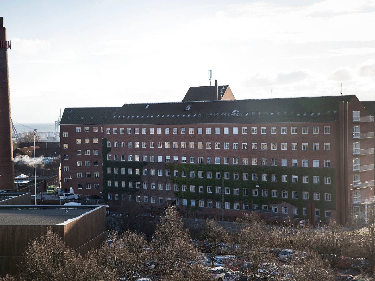 Det tidligere Århus Kommunehospital er nu ejet af af Aarhus Universitet.