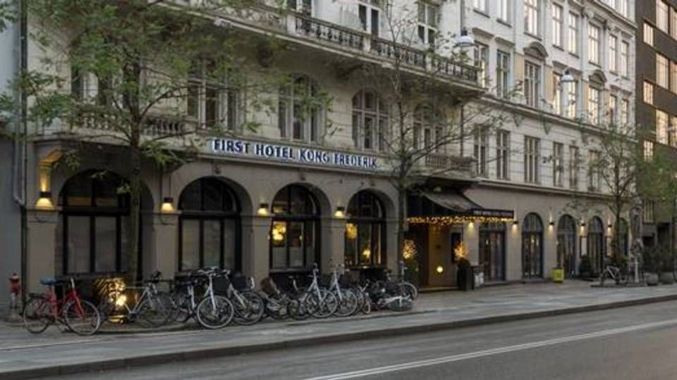 First Hotel Kong Frederik er et af de tre hoteller, der er omfattet af konkursen. | Foto: PR / First Hotels