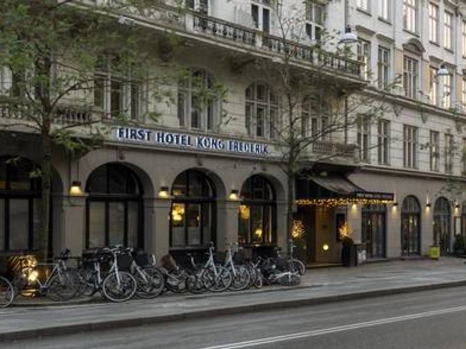 First Hotel Kong Frederik er et af de tre hoteller, der er omfattet af konkursen. | Foto: PR / First Hotels