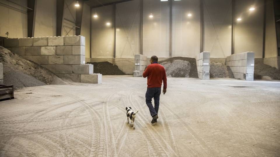 Den adm. direktør i Scanmetals, Ejvind Pedersen, er bekymret for, hvor den udsorterede metal fra husholdningsaffald ender. | Foto: Stine Bidstrup/ERH