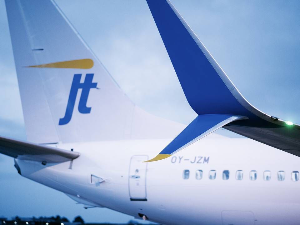 Det danske luftfartsselskab Jet Time indgav konkursbegæring i juli. | Foto: Erik Refner / Jet Time / PR