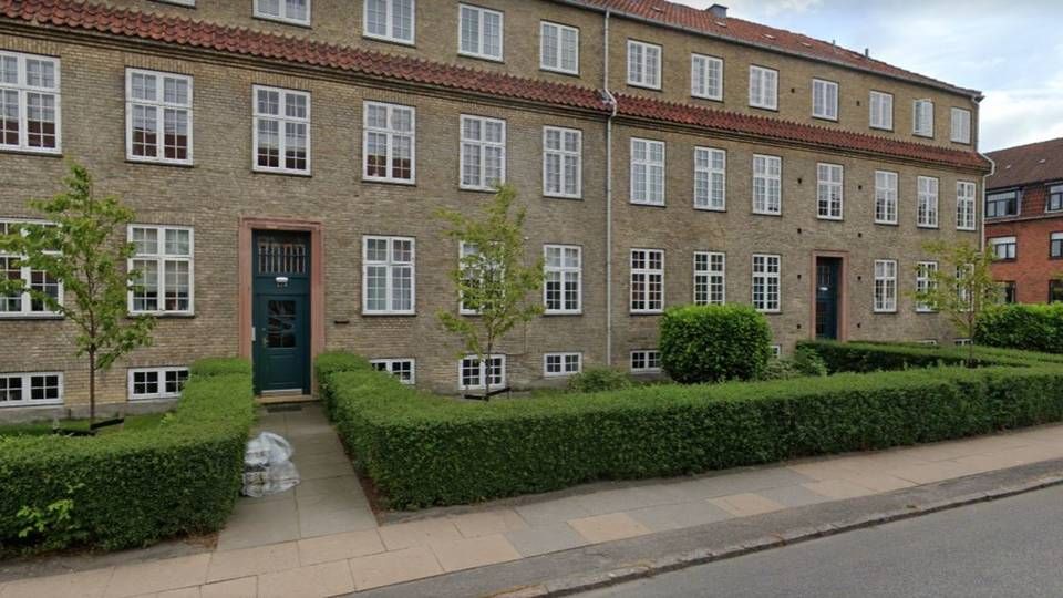 En del af den ejendom i Valby, der huser en nu tidligere andelsboligforening, efter at foreningen har valgt at sælge til PFA. | Foto: Google Maps
