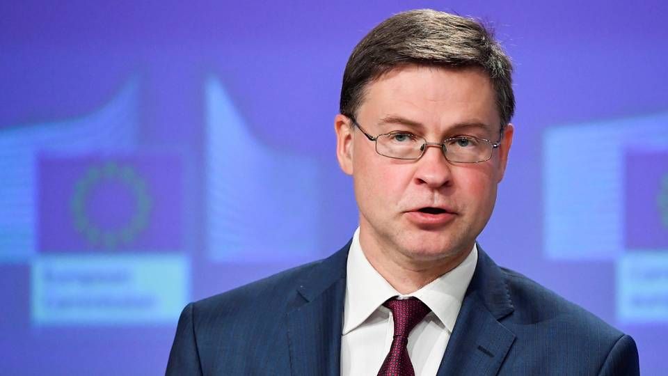 EU-Kommissionsvizepräsident Valdis Dombrovskis | Foto: picture alliance/AP Photo