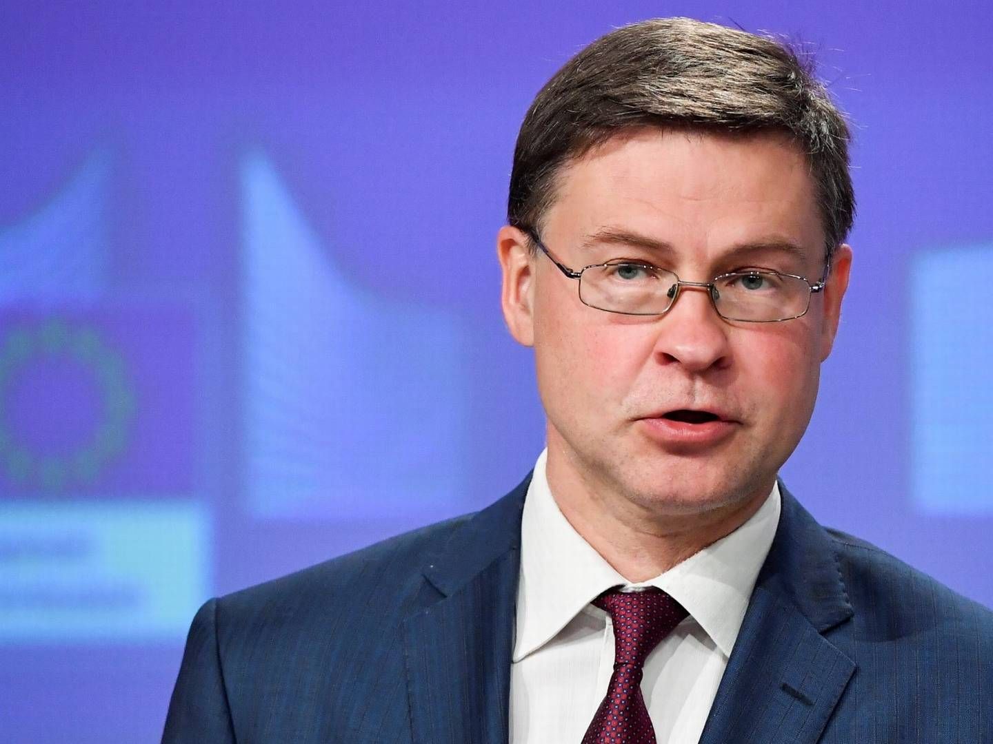 EU-Kommissionsvizepräsident Valdis Dombrovskis | Foto: picture alliance/AP Photo