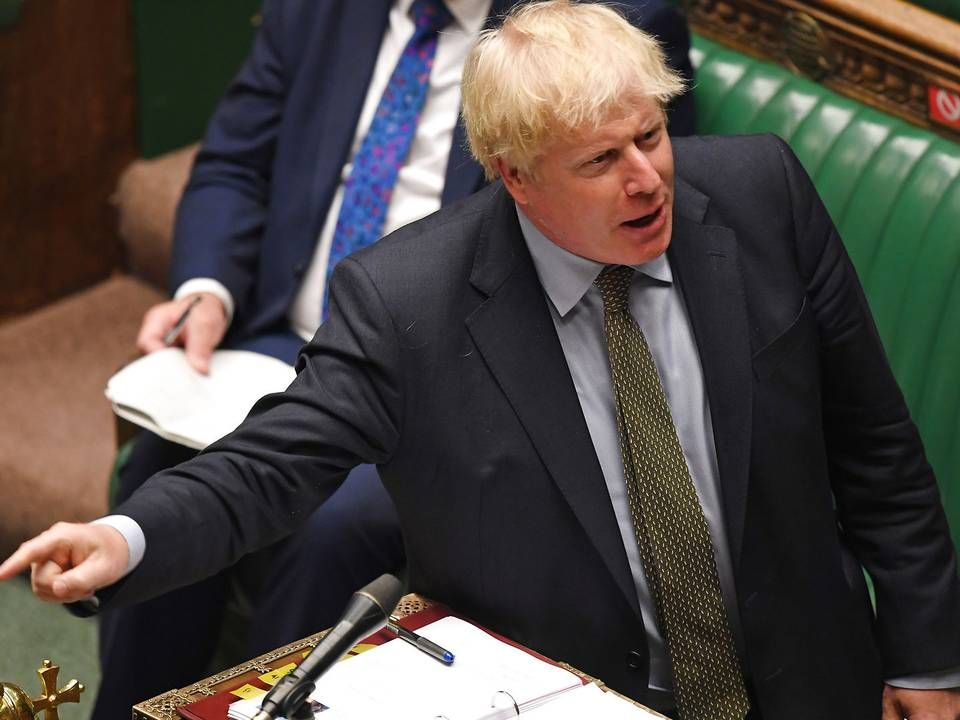 Storbritanniens premierminister Boris Johnson. | Foto: Uk Parliament/Reuters/Ritzau Scanpix