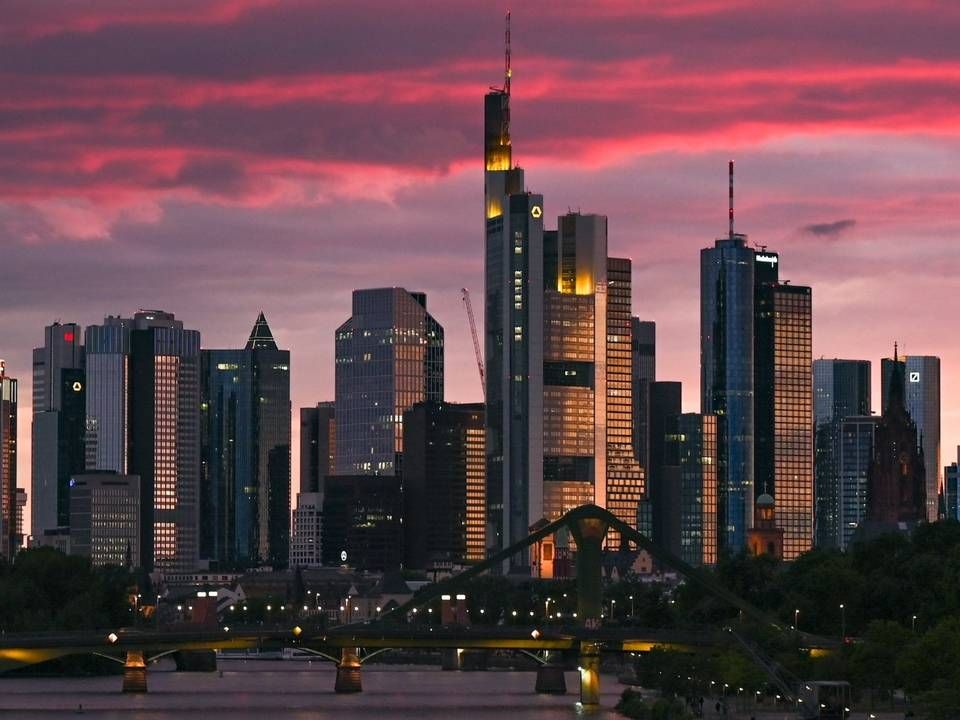 Die Banken-Skyline von Frankfurt. | Foto: picture alliance/Arne Dedert/dpa