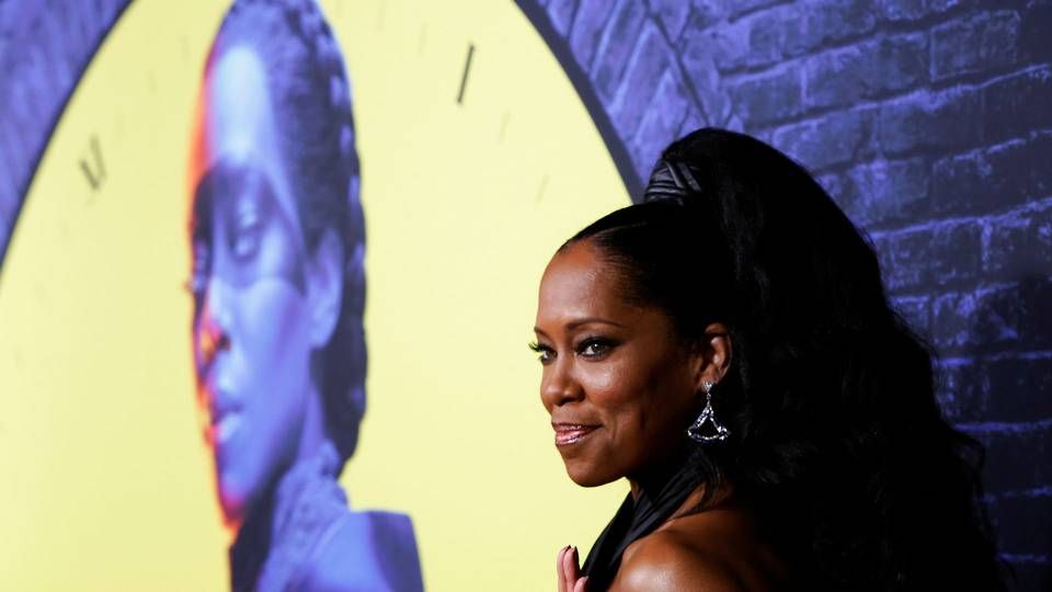 Hovedrollen i HBO-serien "Watchmen", der har fået flest Emmy-nomineringer, spilles af skuespilleren Regina King | Foto: Monica Almeida/Reuters/Ritzau Scanpix