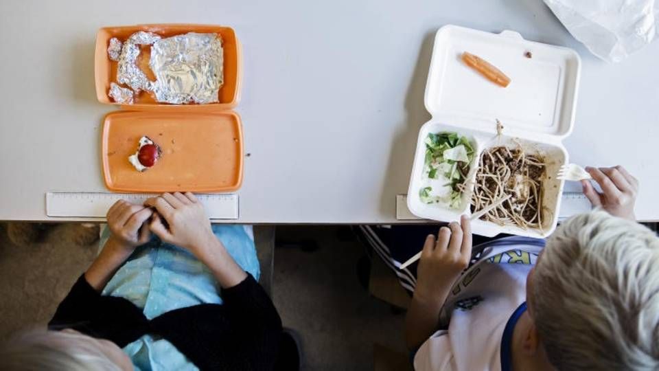 Den portionsanrettede madordning fra Agnes Food kan bl.a. fås i variationerne vegansk, vegetarisk og uden svinekød. | Foto: Janus Engel / Ritzau Scanpix.