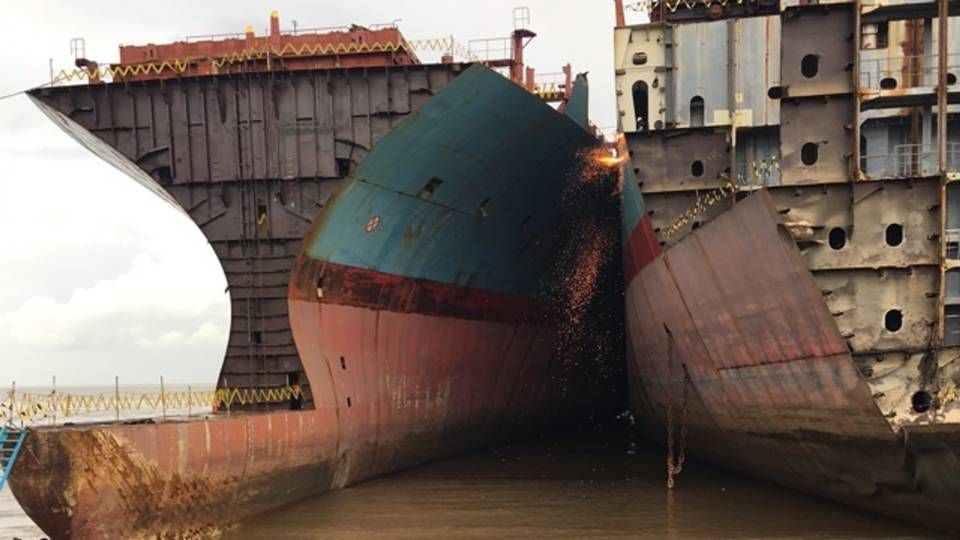 Archive photo. The vessel depicted is not Sine Maersk. | Photo: ShippingWatch / Louise Vogdrup-Schmidt