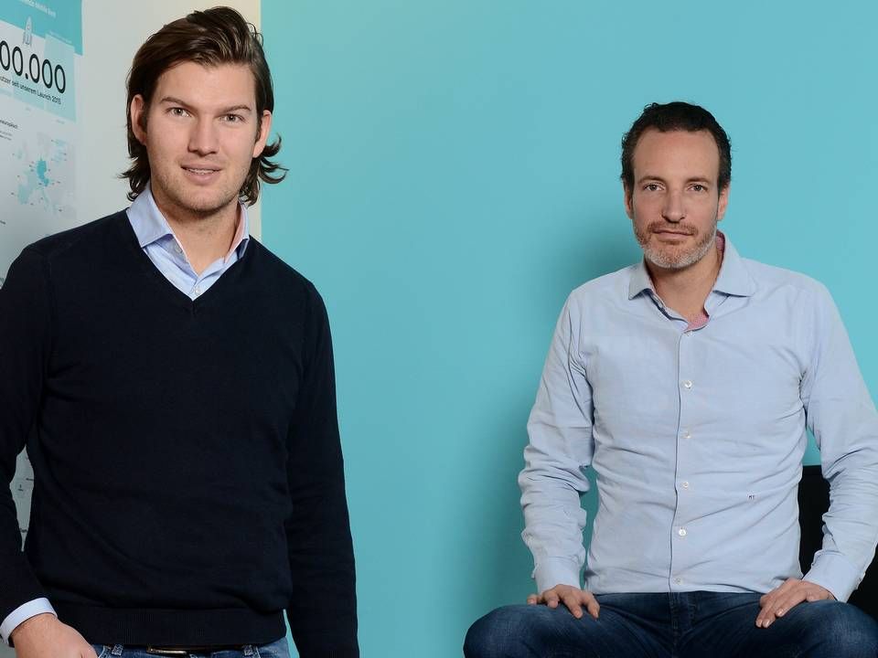 N26-Gründer Valentin Stalf (l.) und Maximilian Tayenthal | Foto: Mike WOlff, TSP