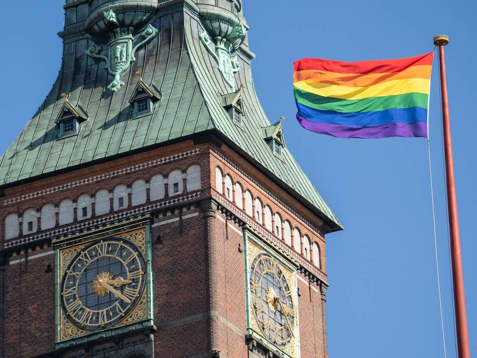 Normalt går tusindvis af mennesker gennem Københavns gader i anledning af Pride-ugen. I denne uge foregår meget af Copenhagen Pride online på grund af coronaepidemien. | Foto: Emil Helms//