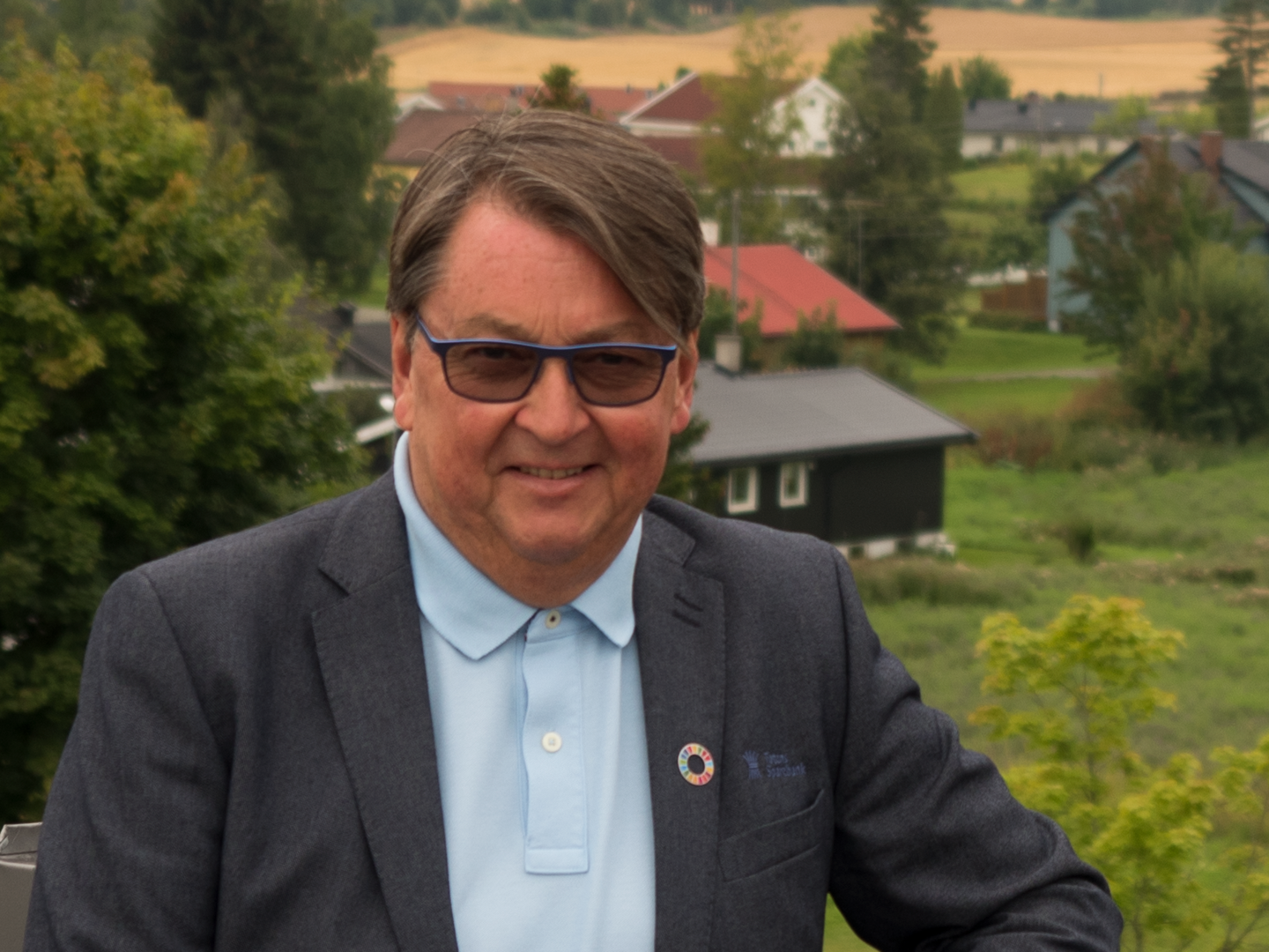 Adm. banksjef Rolf E. Delingsrud i Totens Sparebank. | Foto: Arkivfoto