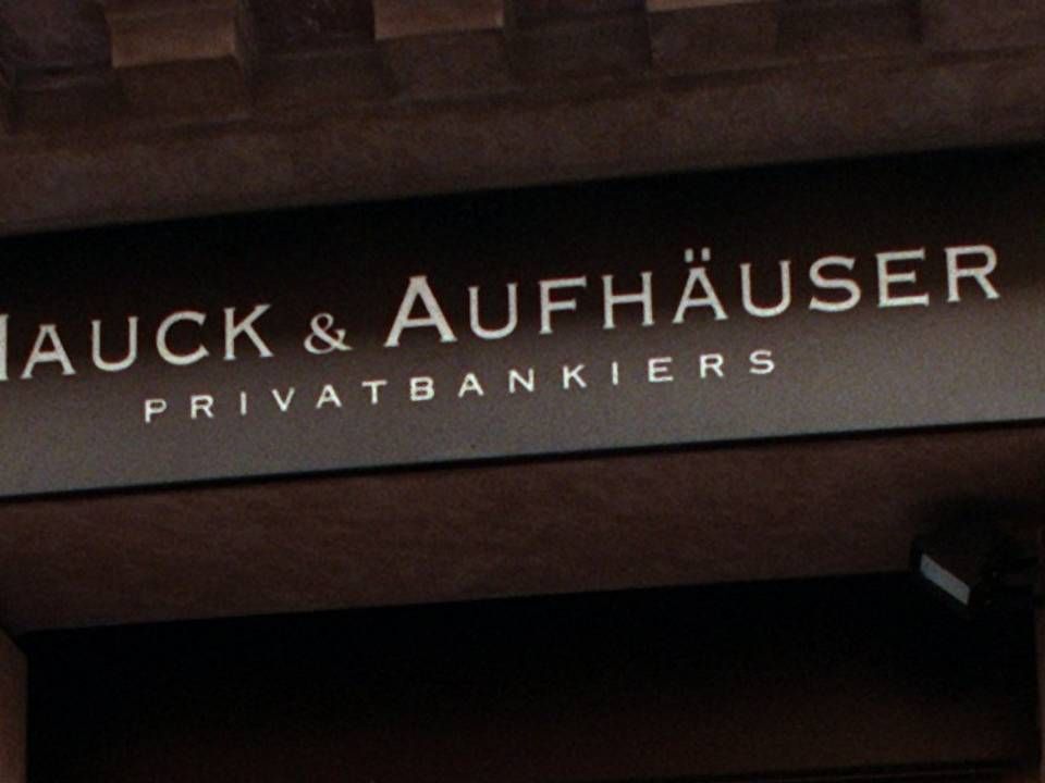Schriftzug der Hauck & Aufhäuser Privatbankiers AG | Foto: picture-alliance / dpa