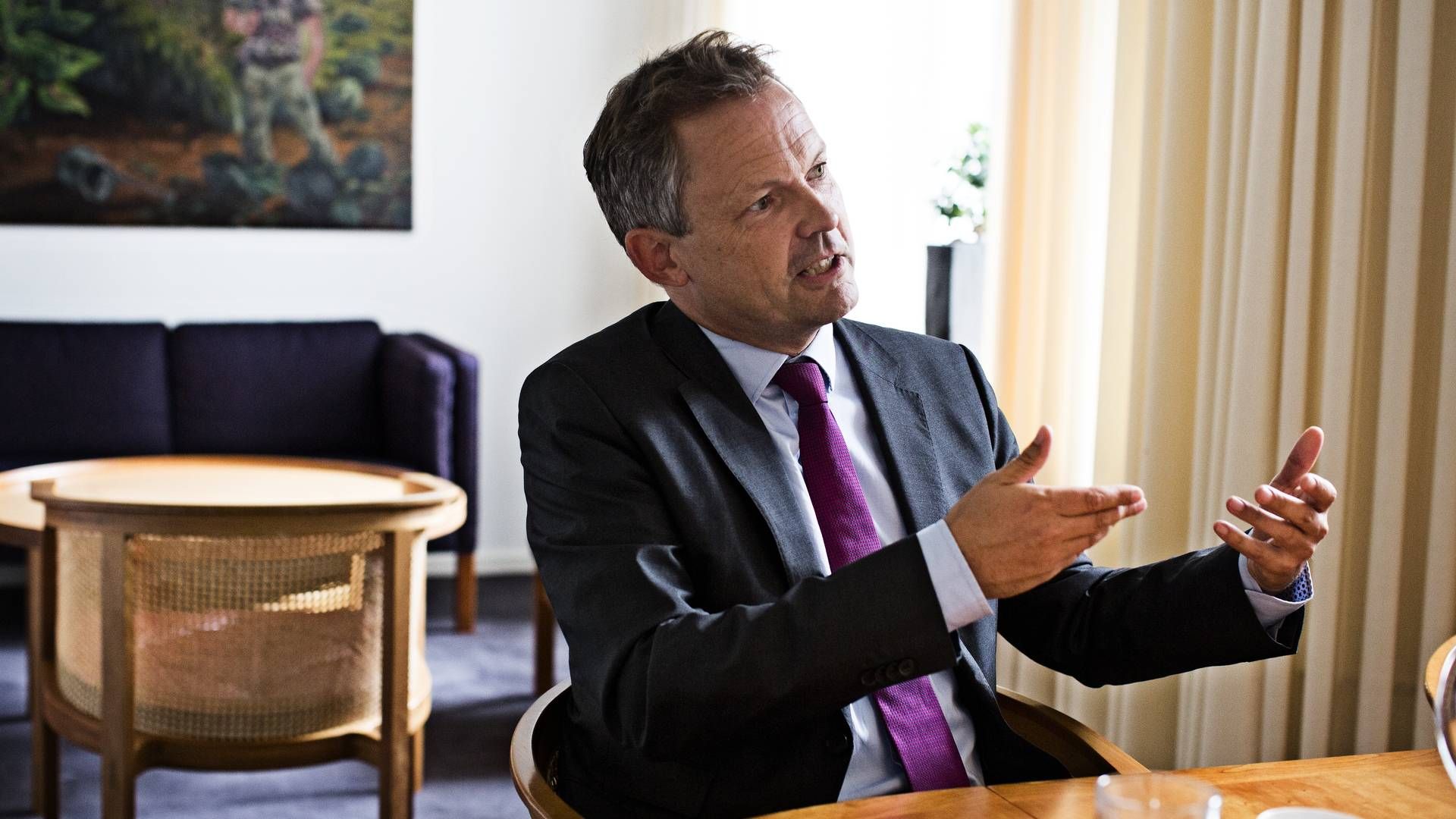 Ulrik Nødgaard, adm. direktør i Finans Danmark | Foto: Melissa Kühn Hjerrild