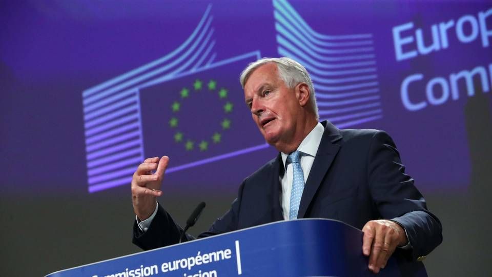 EUs chefforhandler, Michel Barnier, vil ikke acceptere en brexit-aftale uden en aftale på fiskerispørgsmålet. | Foto: Yves Herman/AFP / POOL