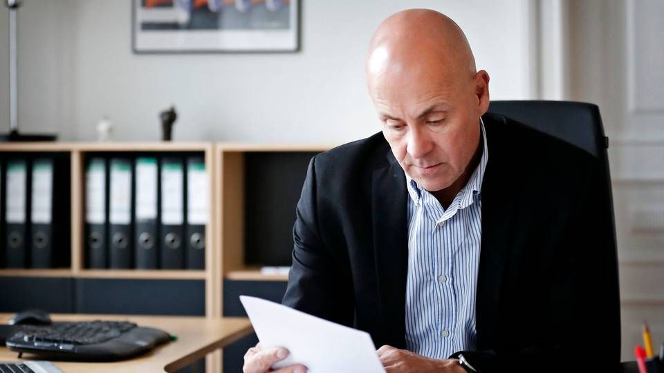 Claus Oxfeldt, formand for Politiforbundet, der er fagforening for landets politifolk. | Foto: Jens Dresling/Ritzau Scanpix
