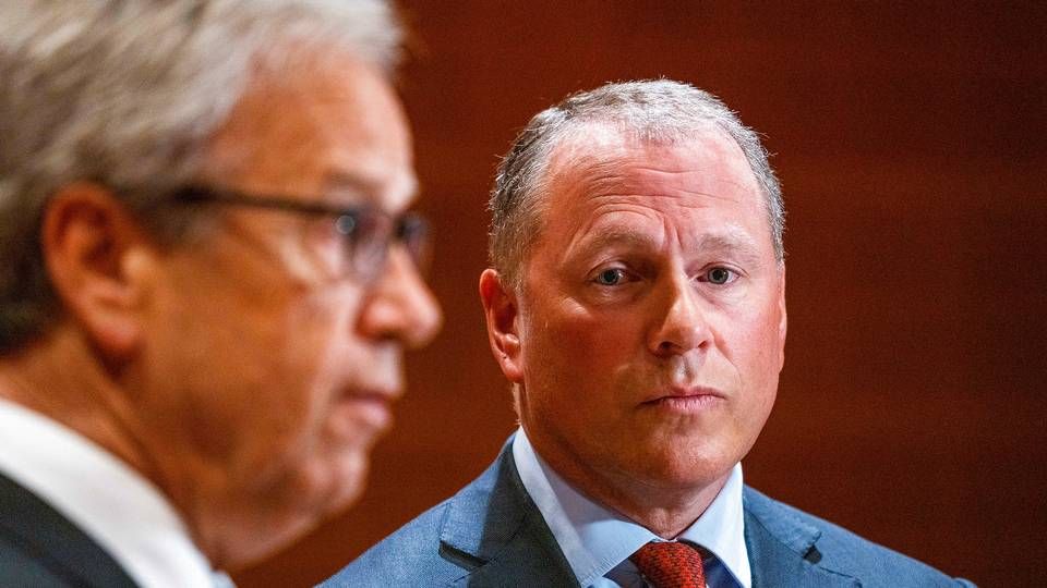 Central Bank Governor Oystein Olsen and Nicolai Tangen are pictured during a press conference, in Oslo | Photo: Ntb Scanpix/Reuters/Ritzau Scanpix/via REUTERS / X02351