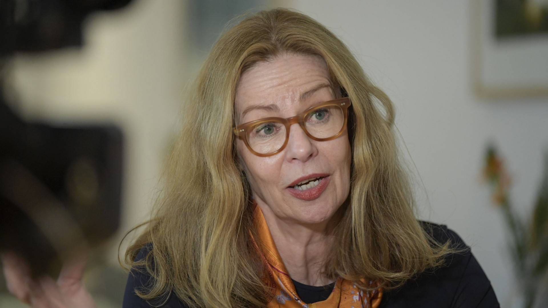 Den tidligere administrerende direktøren i Swedbank, Birgitte Bonnesen, ble tirsdag tiltalt for grovt bedrageri og markedsmanipulasjon. | Foto: Janerik Henriksson/TT/NTB Scanpix