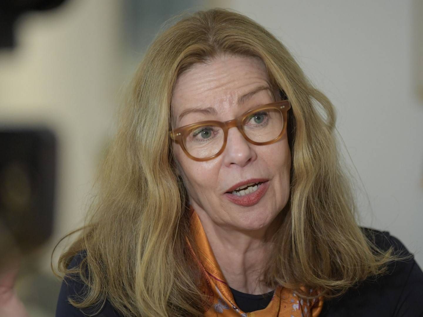 Tidligere Swedbank-sjef Birgitte Bonnesen risikerer tiltale for sitt forsøk på benekte problemene med hvitvasking i Baltikum. | Foto: Janerik Henriksson/TT/NTB Scanpix