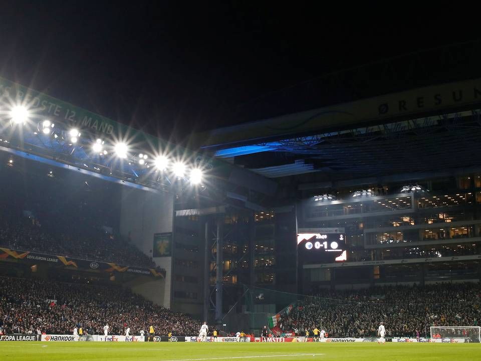 Capital Four's office is situated above one of the end trubunes inside the Danish National football stadium. | Photo: Matthew Childs/Reuters/Ritzau Scanpix