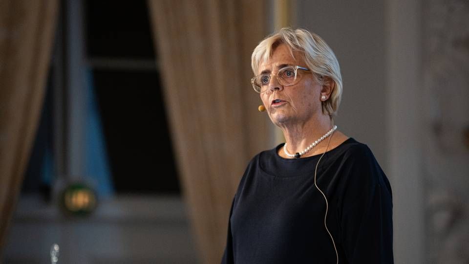 Karen Frøsig mener, at der er positive takter blandt kundebasen trods et fortsat fald i udlånet. | Foto: Jan Bjarke Mindegaard