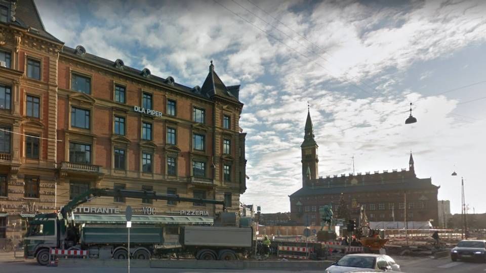 DLA Pipers kontor på Rådhuspladsen i København. | Foto: Google Maps