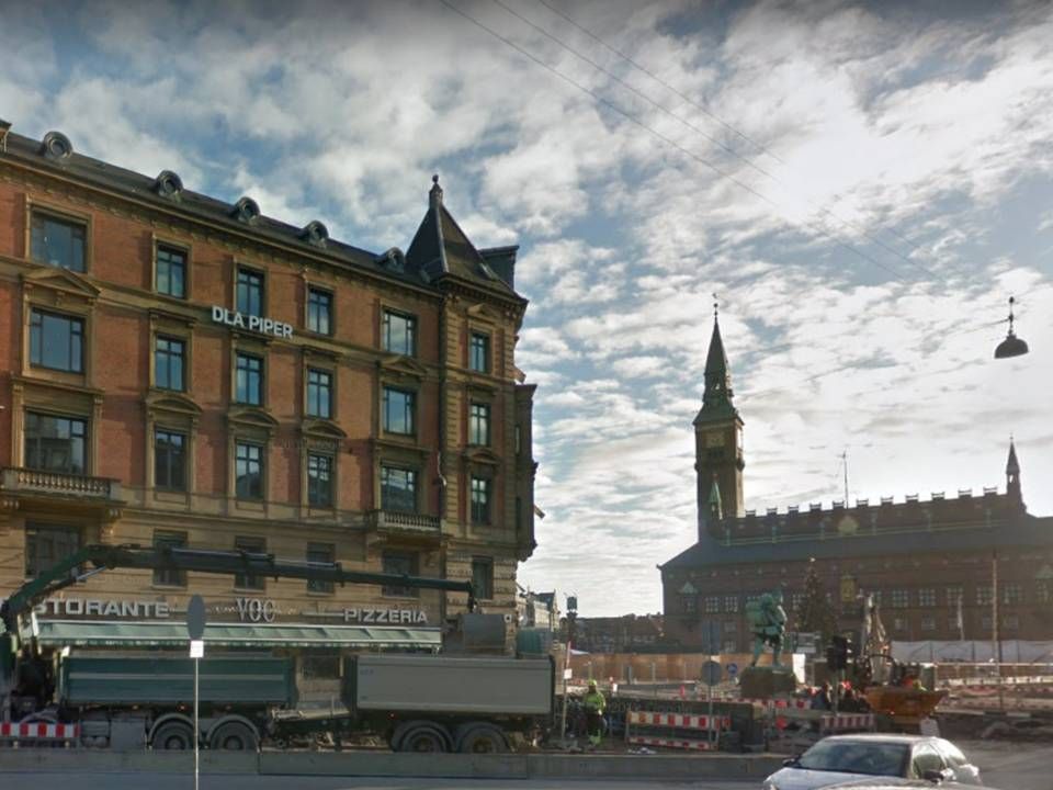 DLA Pipers kontor på Rådhuspladsen i København. | Foto: Google Maps