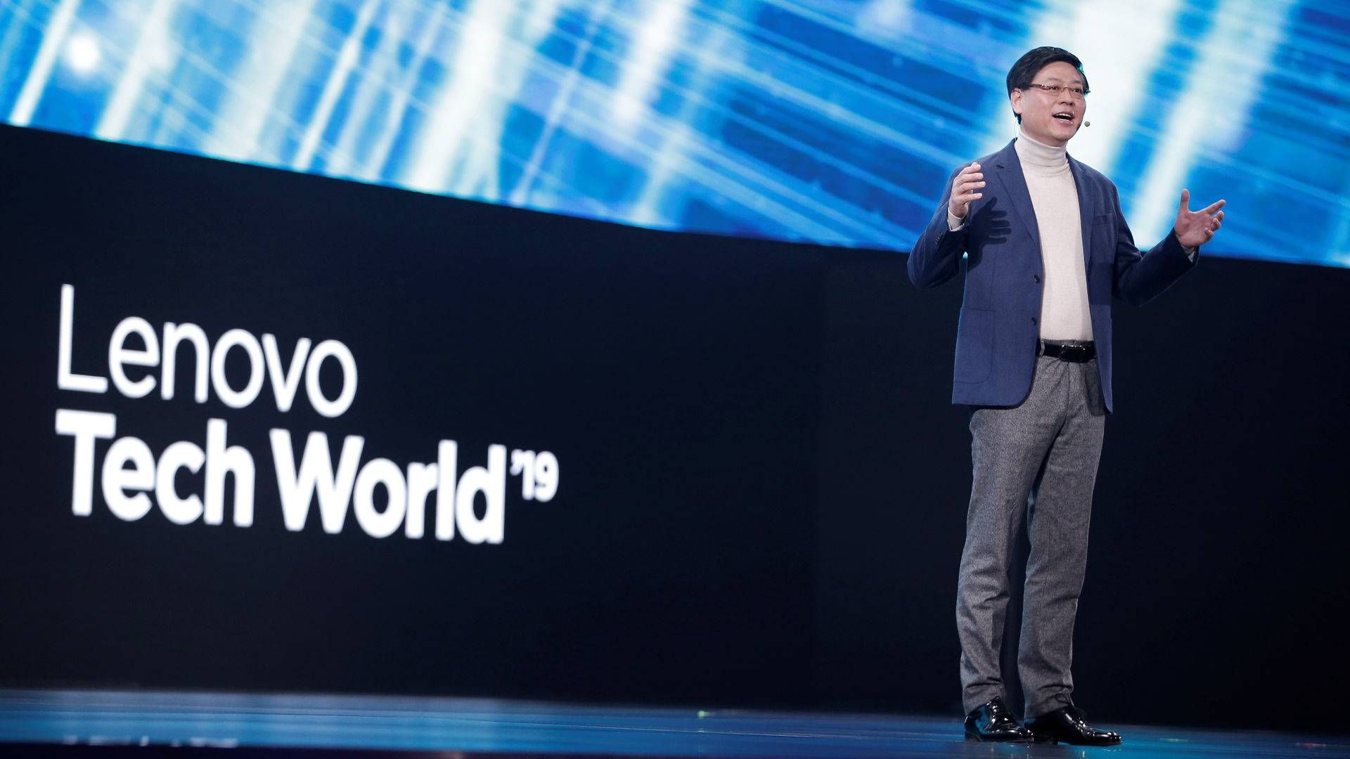 Lenovos kinesiske CEO, Yang Yuanqing. | Foto: Jason Lee/Reuters/Ritzau Scanpix