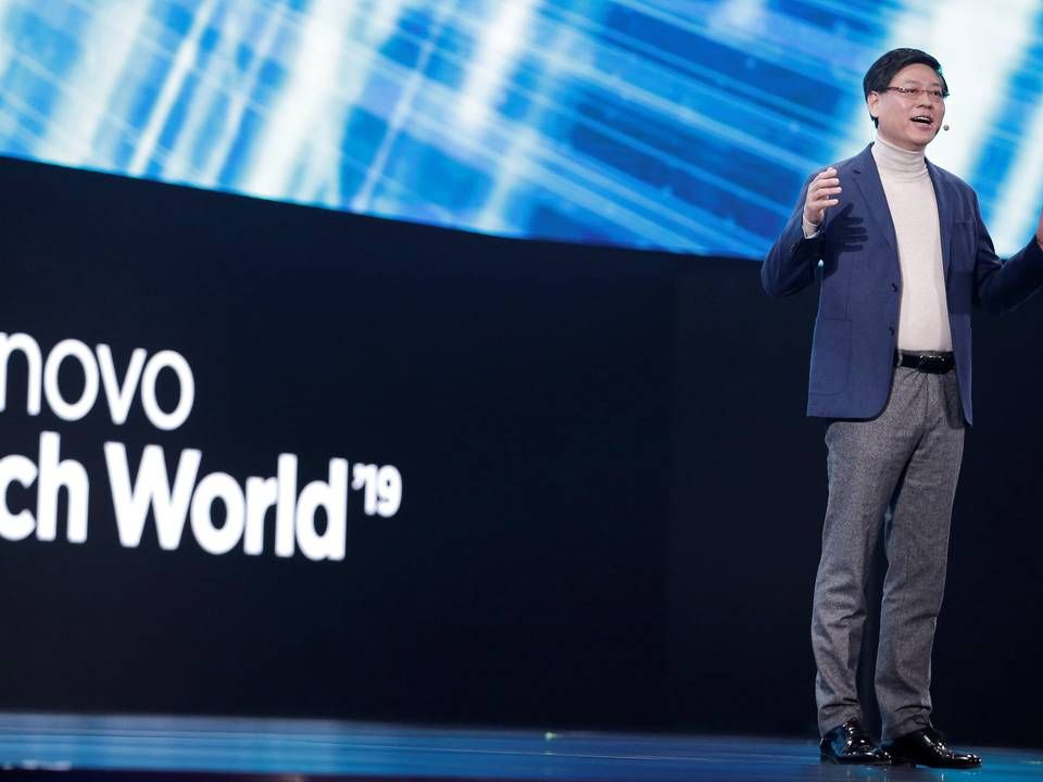Lenovos kinesiske CEO, Yang Yuanqing. | Foto: Jason Lee/Reuters/Ritzau Scanpix