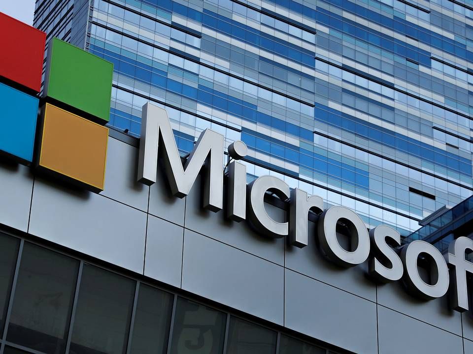 Det er anden gang, BEC laver en aftale med Microsoft om cloudløsninger. | Foto: Mike Blake/Reuters/Ritzau Scanpix