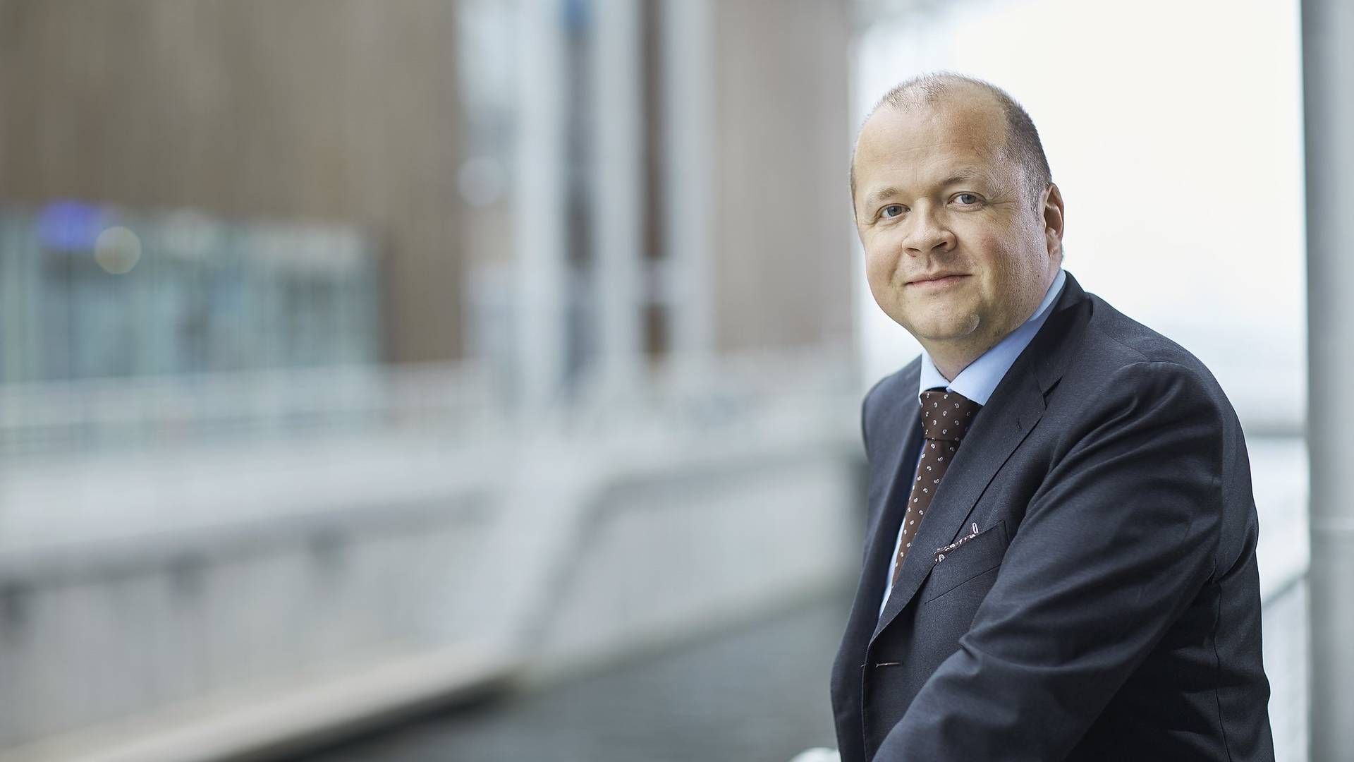 Christian Dahl i Handelsbanken mener bankene må ta et stort ansvar. Han sier det er stor interesse for å lede arbeidet med bærekraft i Norge. | Foto: Bård Gudim/Handelsbanken